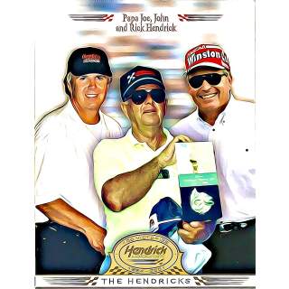 Super Shots Sports Hendrick Family #20 Gold Art Pack