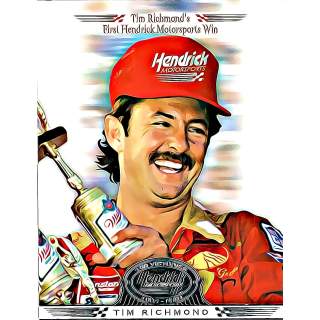 Super Shots Sports Tim Richmond #2 Silver Art Pack