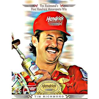 Super Shots Sports Tim Richmond #2 Gold Art Pack