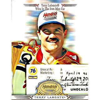 Super Shots Sports Terry Labonte #12 Gold Art Pack
