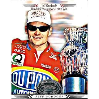 Super Shots Sports Jeff Gordon #11 Silver Art Pack