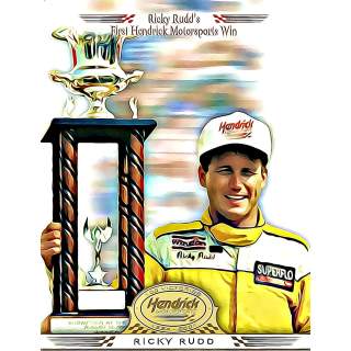 Super Shots Sports Ricky Rudd #6 Gold Art Pack