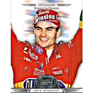 Super Shots Sports Jeff Gordon #10 Silver Art Pack
