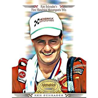 Super Shots Sports Ken Schrader #4 Gold Art Pack