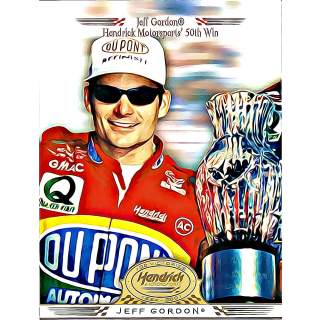 Super Shots Sports Jeff Gordon #11 Gold Art Pack