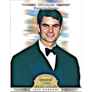 Super Shots Sports Jeff Gordon #17 Gold Art Pack