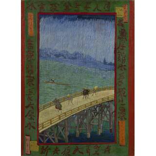 Bridge in the Rain (after Hiroshige)