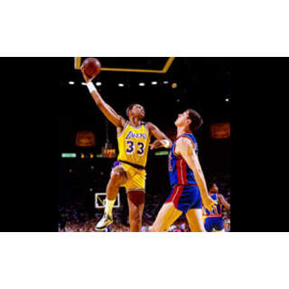 Kareem Abdul Jabbar skyhook by Kip-koech