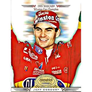 Super Shots Sports Jeff Gordon #10 Gold Art Pack