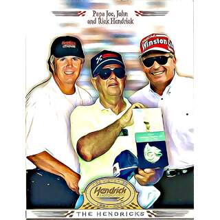 Super Shots Sports Hendrick Family #20 Gold Art Pack