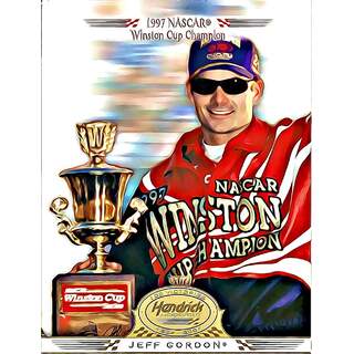 Super Shots Sports Jeff Gordon #15 Gold Art Pack