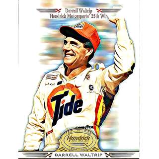 Super Shots Sports Darrell Waltrip #5 Gold Art Pack