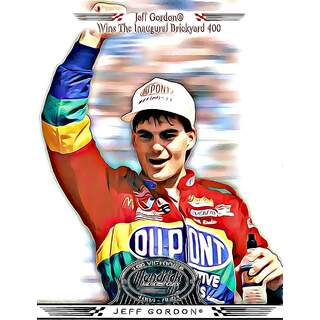 Super Shots Sports Jeff Gordon #9 Silver Art Pack