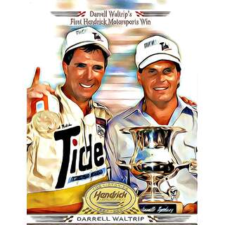 Super Shots Sports Darrell Waltrip #3 Gold Art Pack