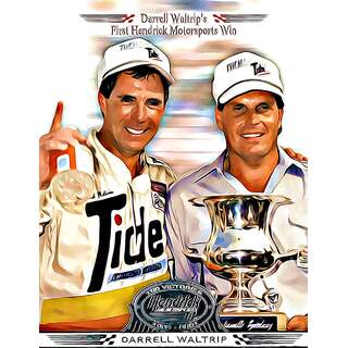 Super Shots Sports Darrell Waltrip #3 Silver Art Pack